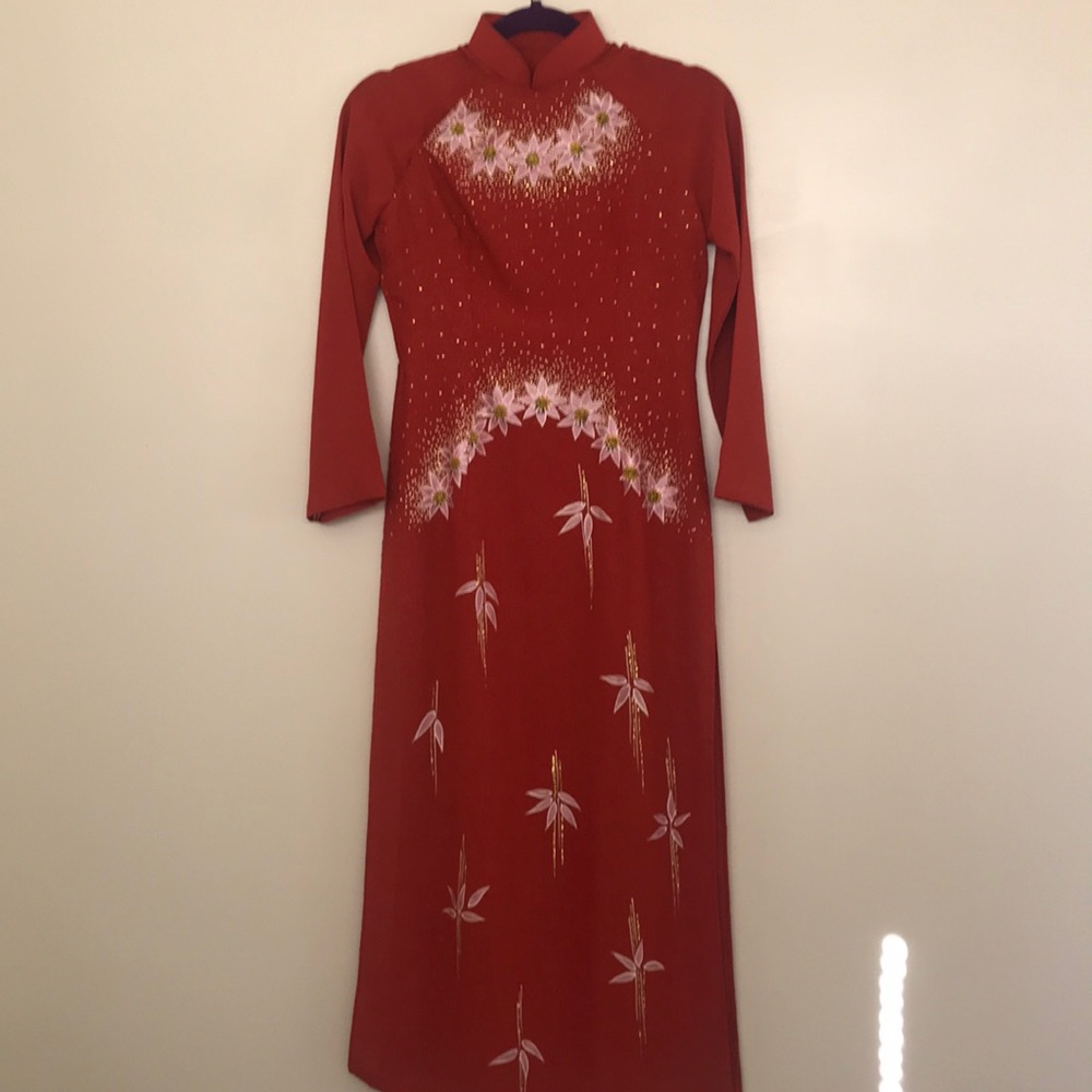 Vintage Korean holiday gown